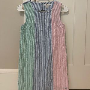 Vineyard Vines Girls Seersucker Dress